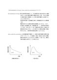 Bioavailability of a drugとArea under the concentrationと薬理作用機序について